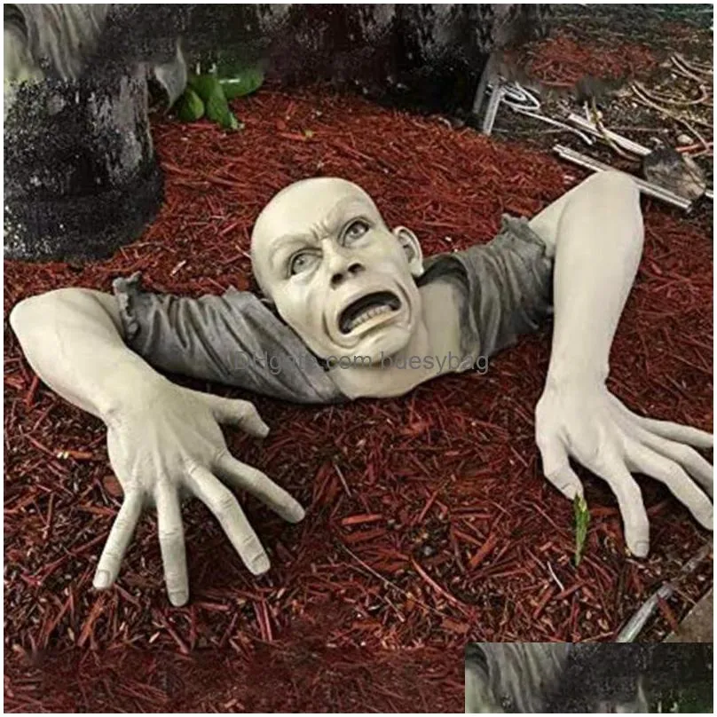 garden decorations sculpture decoration zombie of montclaire moors statue terror lifelike ornament for decorating de jardin