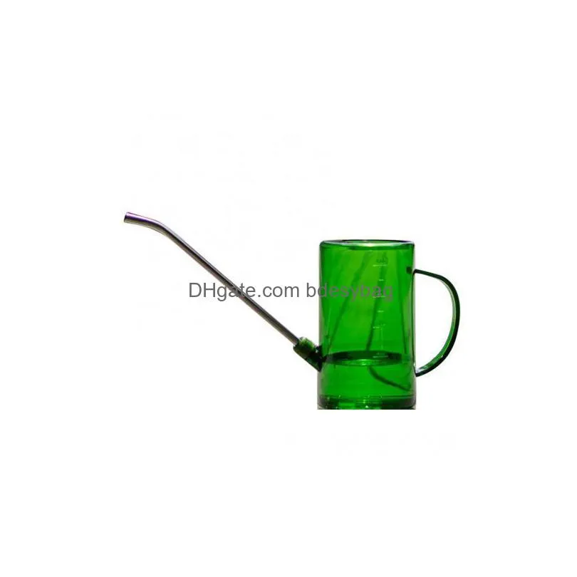 watering equipments pot handheld 1l long spout with measuring scale gardening spray kettle irrigation