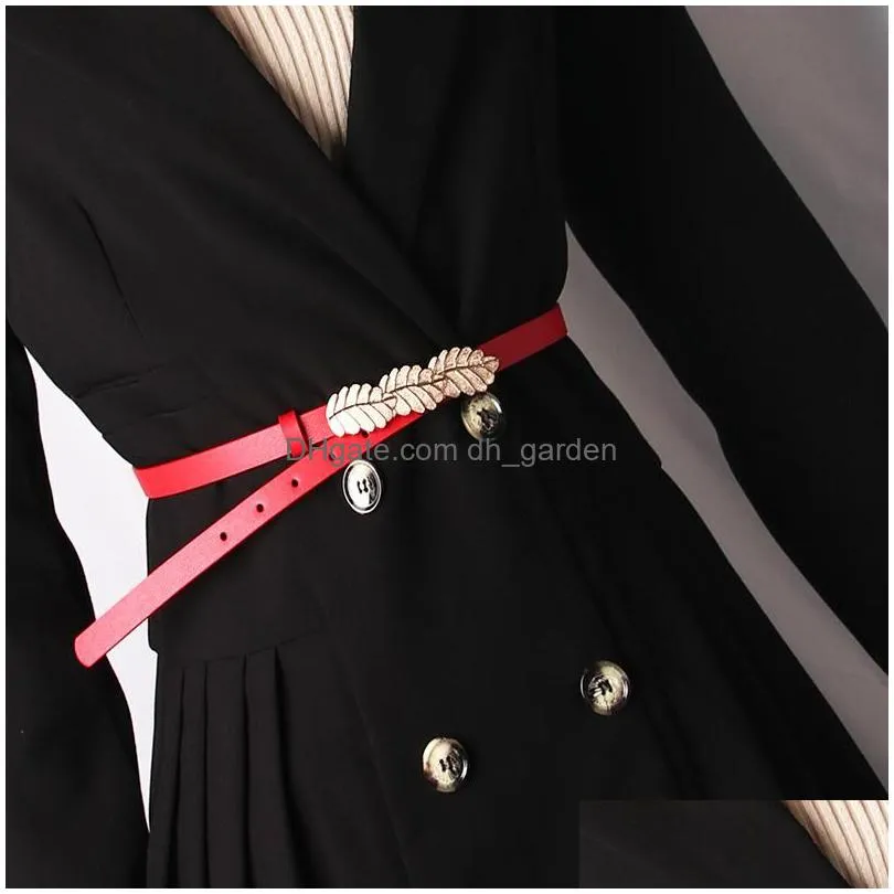 Other Fashion Accessories Belts Elegzo For Women Fashion Pu Leather Skirt Waistband Female Board Buckle Belt Selling Drop De Dhgarden Dhjhx