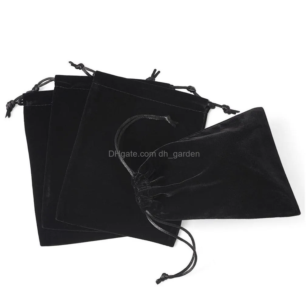 20pcs 16x12cm velvet packing mothers day drawstring pouches gift bags jewelry beads storage container