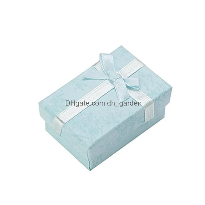 60pcs earrings necklace rings gift box packaging high quality paper jewelry display with white sponge