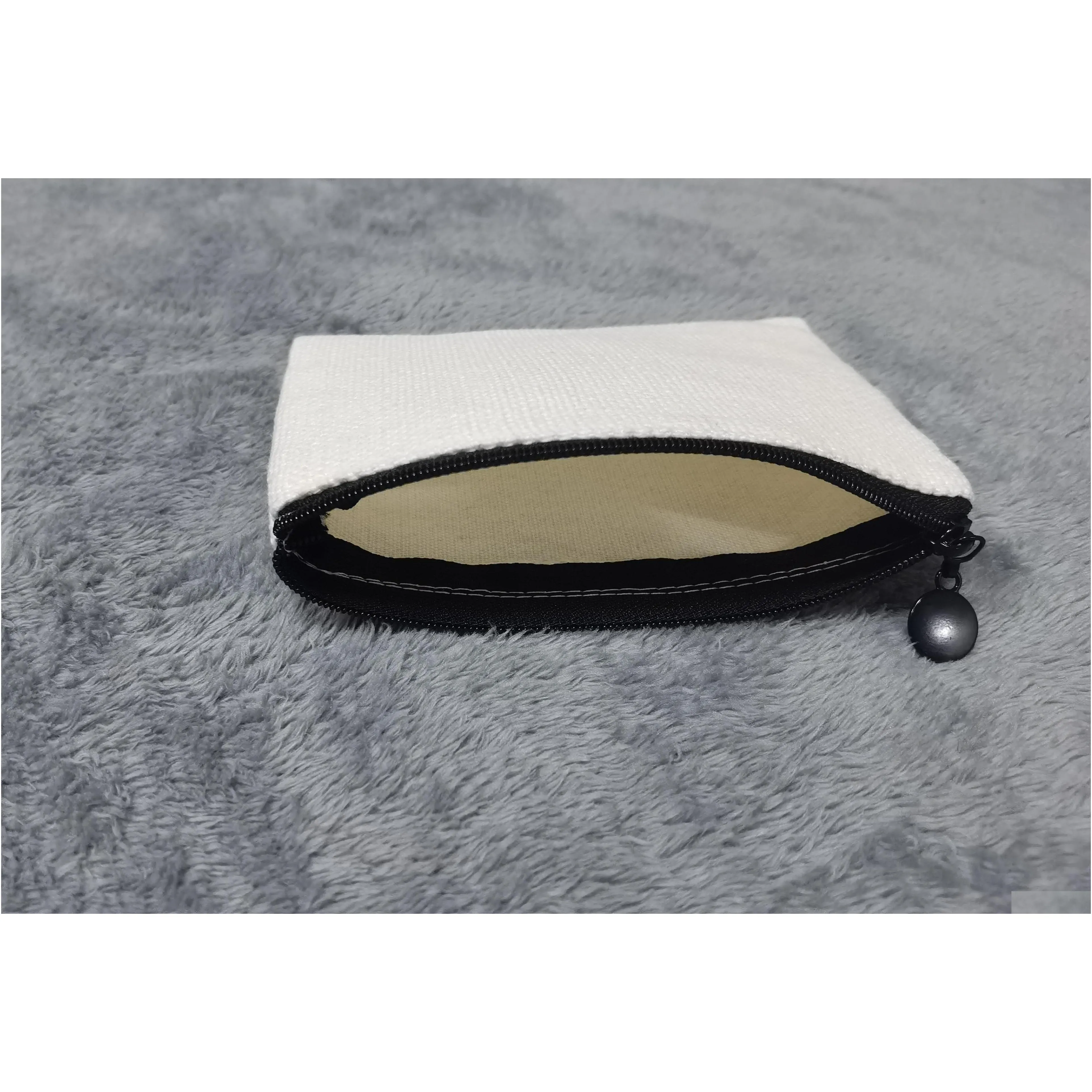 sublimation linen makeup coin purse bag for sublimation ink print diy gifts heat press transfer 10x15cm money bag wallet