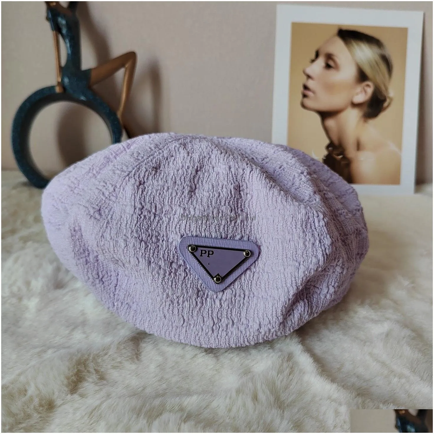 berets for women designer hats caps fashion bell hat sboy hats letter pattern casual trendy accessories high quality