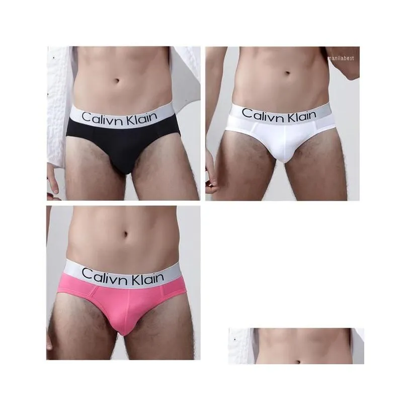 underpants 3pcs/lot calivn klain underwear men mens panties breathable 3d pouch shorts slip sexy for male low-waist brief