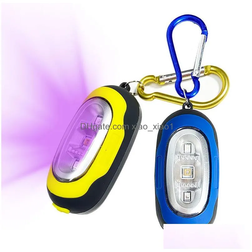 mini sterilizing lamp uvc sterilizing lamp key chain uvc germicidal lamp used for face mask mobile phone disinfection