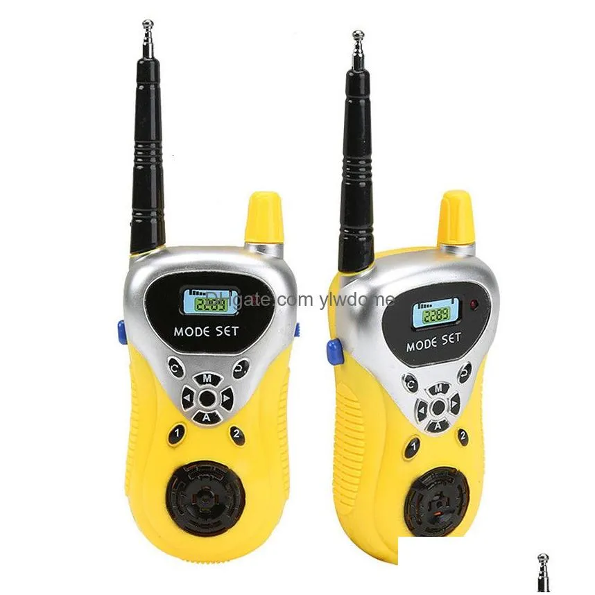 Toy Walkie Talkies Toy Walkie Talkies A Pair 50M Mini Portable Handheld Two Way Radio For Kids Childrens Day Birthday Gifts Outdoor In Dhm20