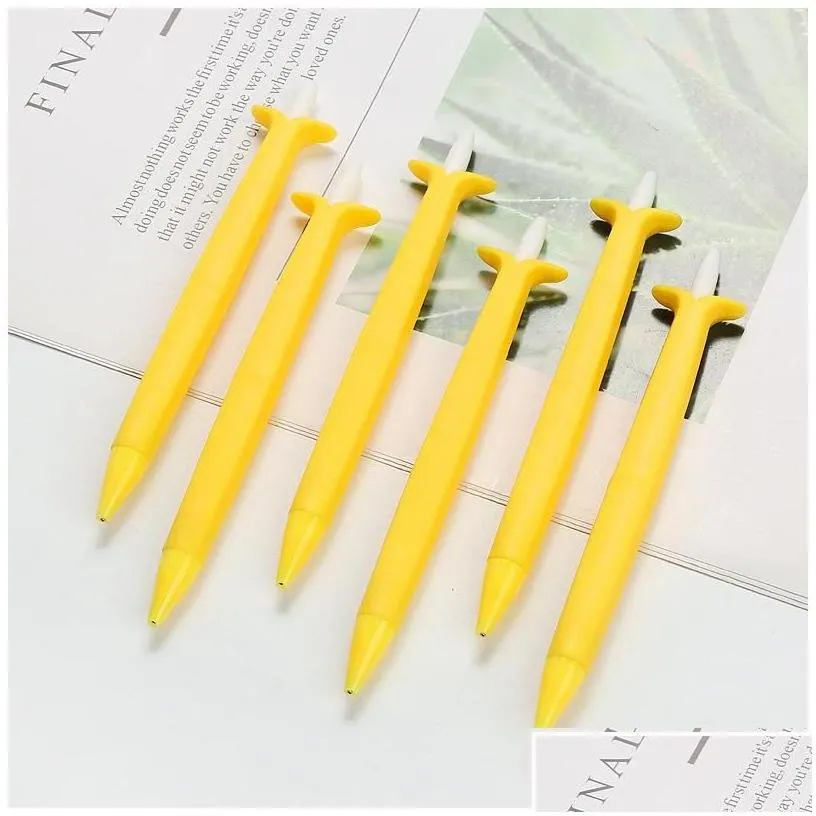 wholesale ballpoint pens 36 pcs/lot 0.5/0.7mm banana cactus mechanical pencil cute carrot matic ding pen school writing supplies stationery gi