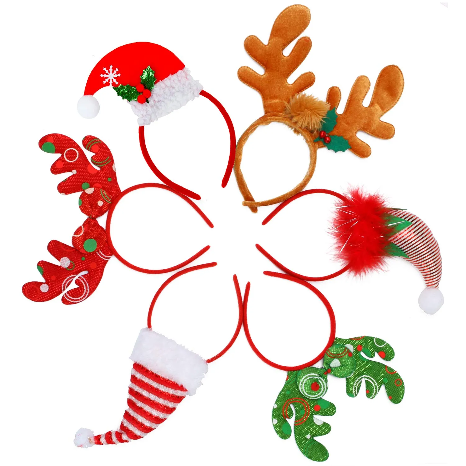 christmas headbands elves party hats christmas reindeer costume headbands for christmas holiday party