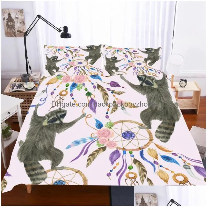 bedding sets dream maker set 3d printing duvet cover single double full queen king size quilt pillowcase decor bedclothes