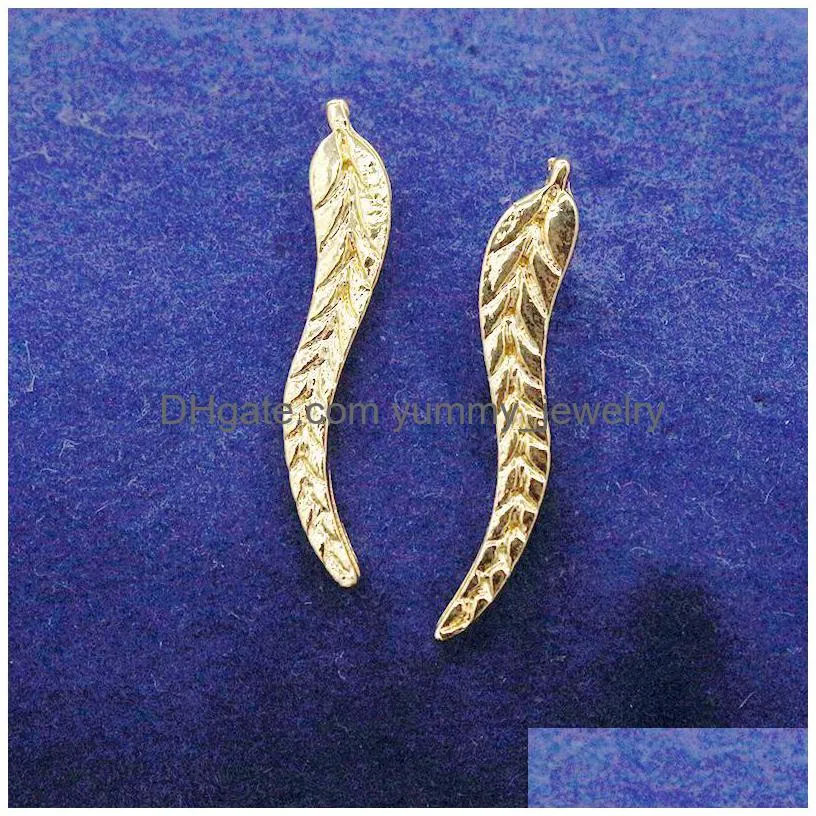 Ear Cuff New Fashion Earrings Jewelry Womens Sier Glod Leaf Female Alloy Ear Cuff For Ladies Drop Delivery Jewelry Earrings Dhzl9