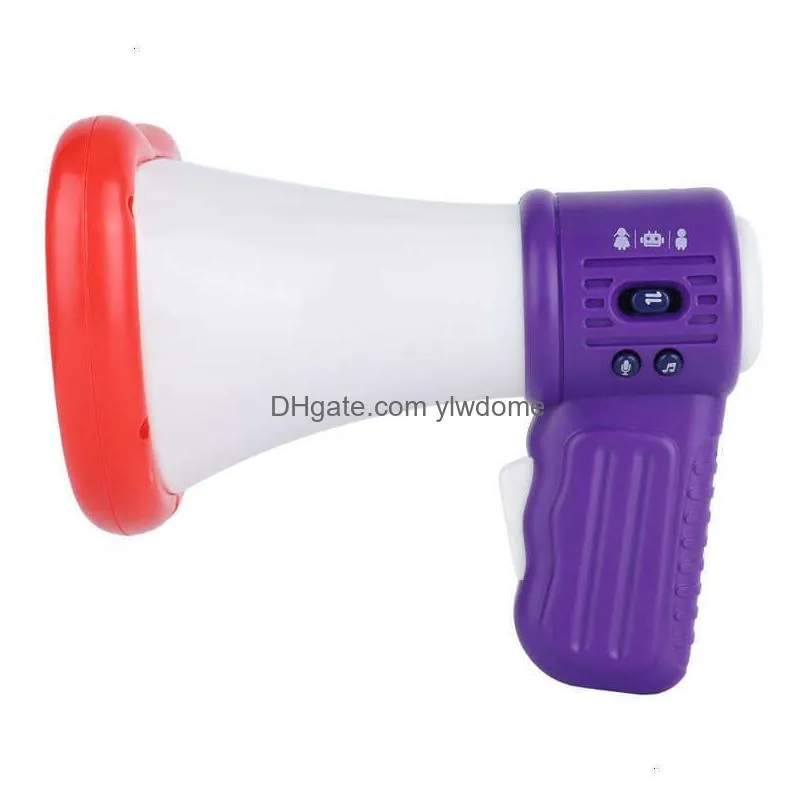 Toy Walkie Talkies Toy Walkie Talkies Funny Voice Changing Battery Powered Recording Laughter Change Megaphone For Children Birthday G Dhudg