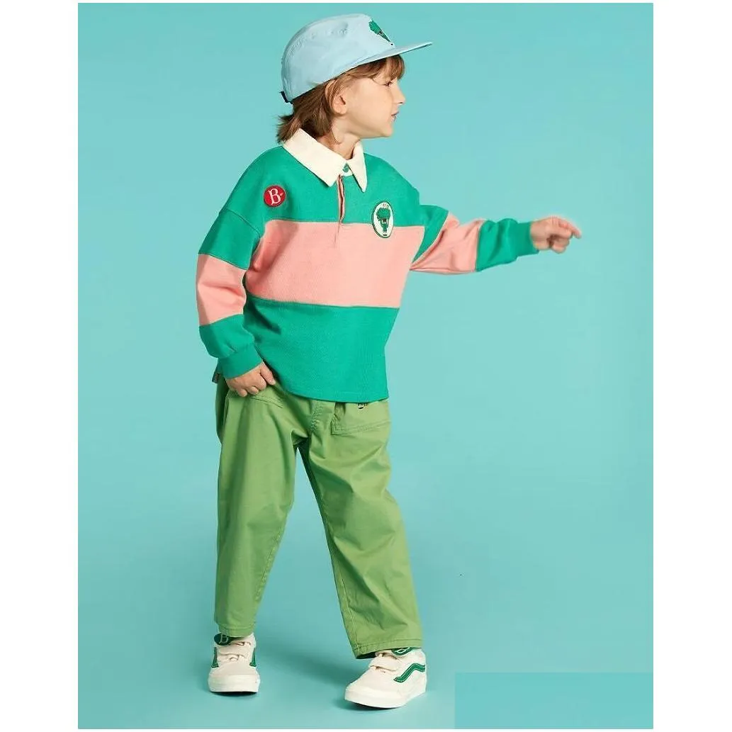 Clothing Sets Clothing Sets Bebe Brand 2023 Spring Korean Kid Boys Sweatshirt Children Cotton Printed Casual Hoodies Plover Clothes Gi Dh3Ji