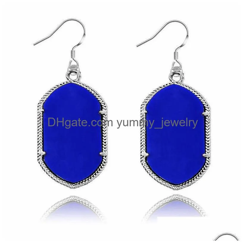 Dangle & Chandelier Acrylic Geometric Statement Earrings For Women Big Long Solid Color Drop Dangle Fashion Ethnic Designer Jewelry Bk Dhi1Q