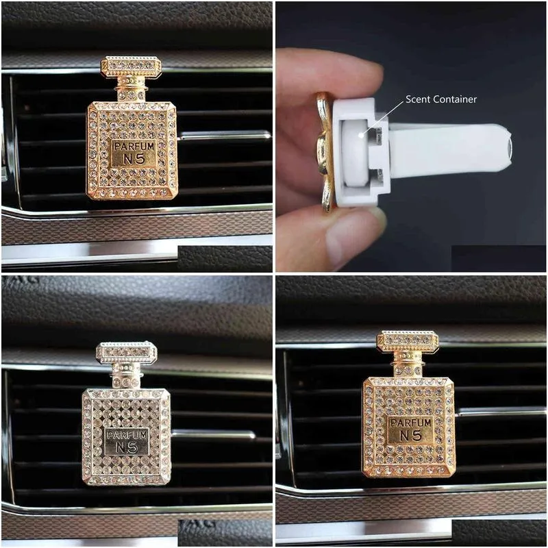 DHgate.com:Diamond Perfume Bottle Car Air Freshener, Aromatherapy ...