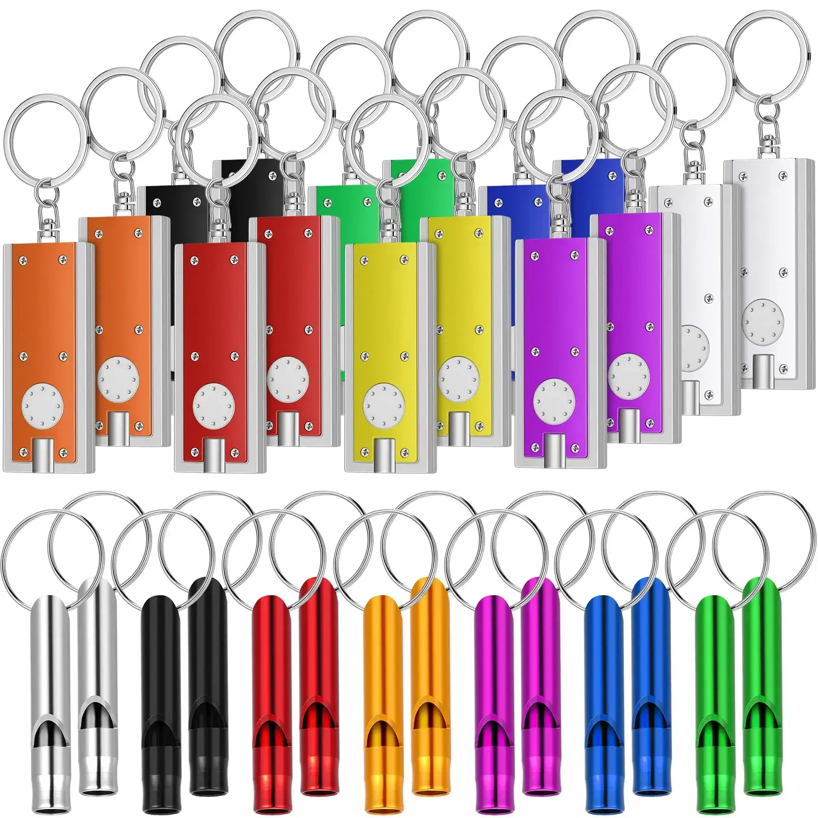  powerful led keychain lights assorted colors ultra bright flashlight portable key chain flash light