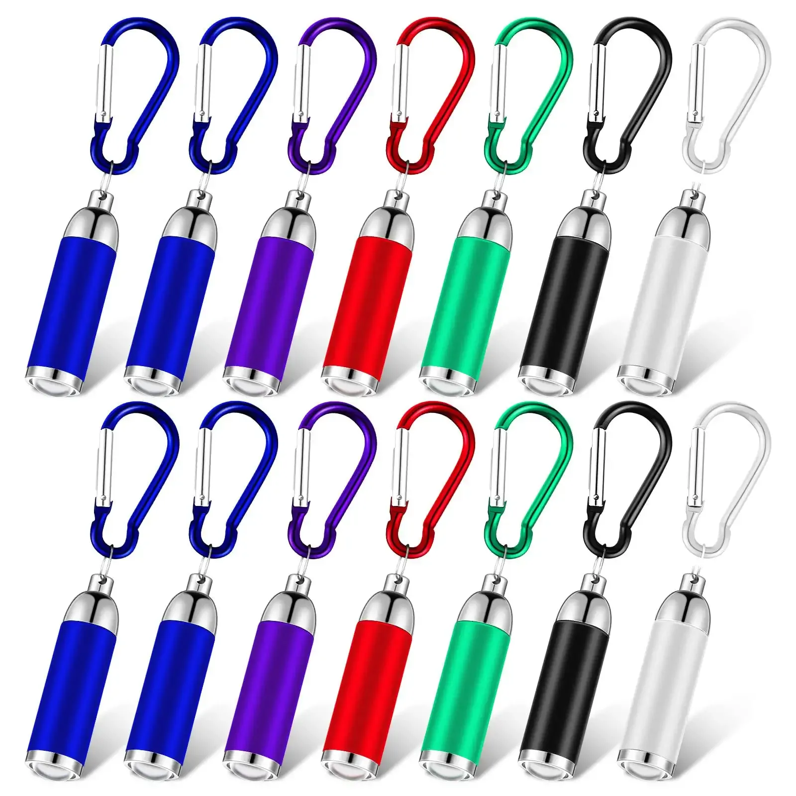  powerful led keychain lights assorted colors ultra bright flashlight portable key chain flash light