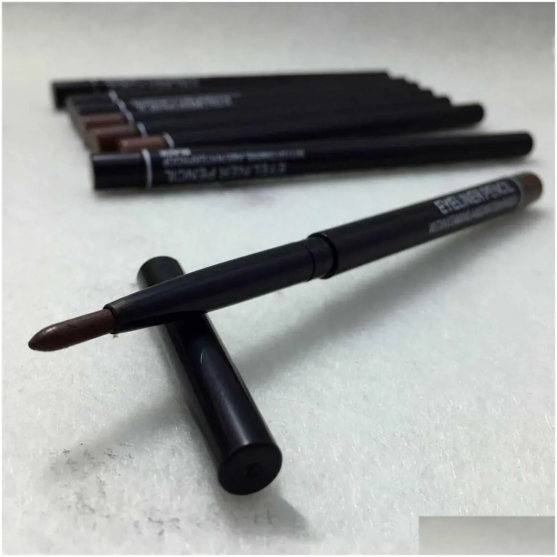 make up eyeliner makeup eyes rotary retractable with vitamine a e waterproof eyeliner pencilblack/brown eyeliner