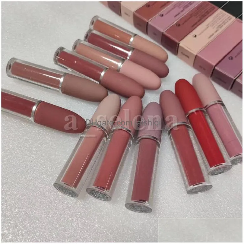 lips makeup 12 color lustre lip gloss matte liquid lipstick natural long lasting waterproof cosmetics