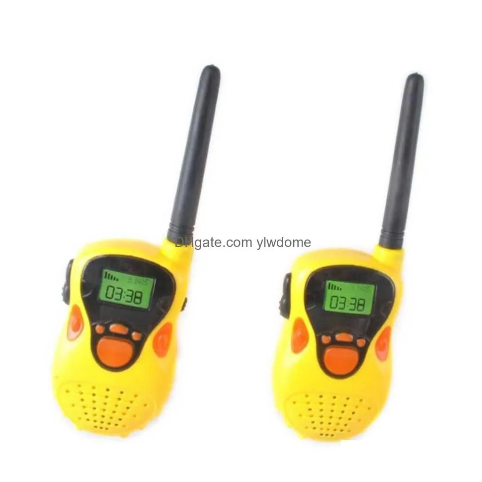 Toy Walkie Talkies 2 Pcsset Children Toys 22 Walkie Talkies Toy Two Way Radio Uhf Long Range Handheld Transceiver Kids Gift208J7797341 Dhubi