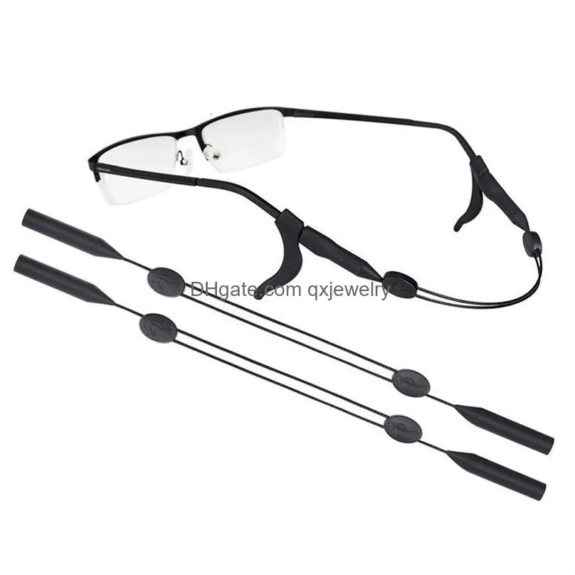 Eyeglasses Chains Eyeglasses Chains Eyeglass Lanyard Glasses Strap Rope Adjustable Neck Cord Water Sport Accessories Sunglasses Chain Dh9Gf