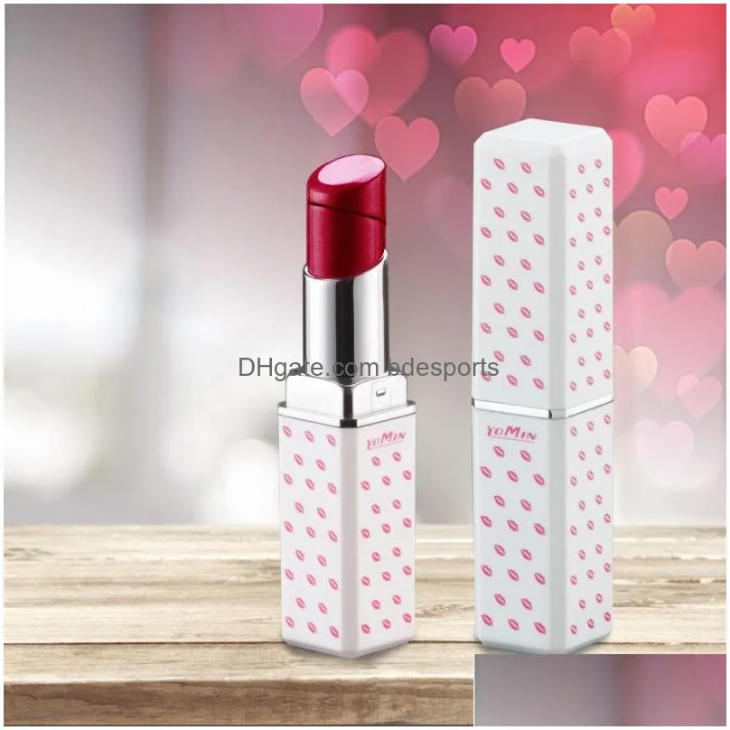 Lighters Creative Mini Lighter Butane Gas Refillable Lipstick Shape Cigarette Lighters For Women Nice Gift Drop Delivery Home Garden H Dho0O