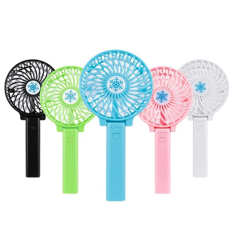 Other Arts And Crafts Portable Usb Battery Fan Foldable Air Conditioning Fans Cooler Mini Operated Hand Held Cooling Drop Delivery Hom Dhhon