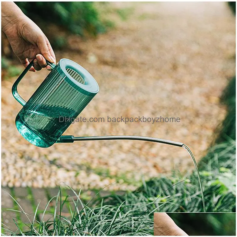 watering equipments longmouth flower pot gardening stainless steel can for plants d1