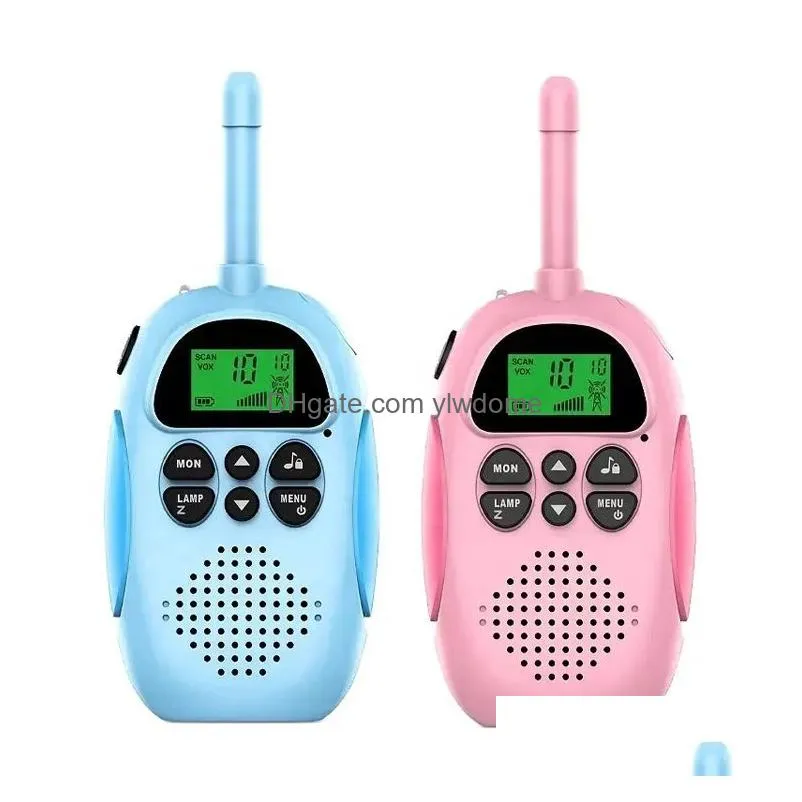 Toy Walkie Talkies Walkie Talkies For Kids Rechargeable Christmas Birthday Toy Gift With Backlit Lcd Flashlight 3 Miles Range Outside Dhx1Y