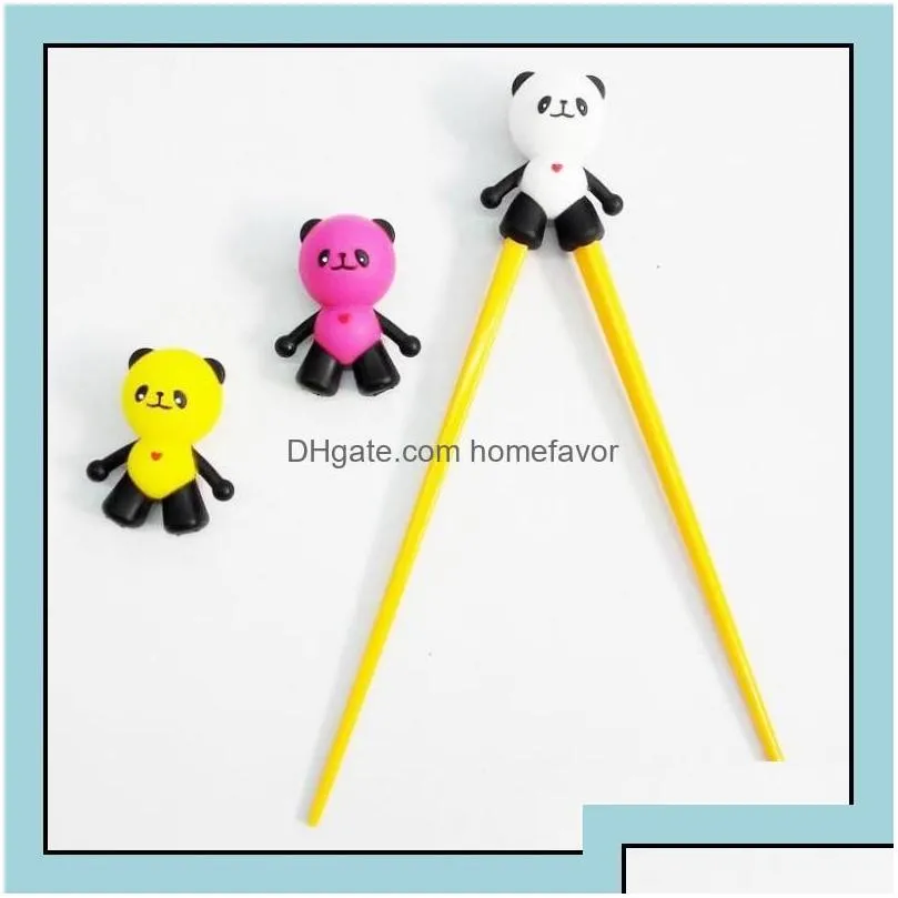 Chopsticks Cute Panda Learning Training For Kids Children Chinese Chopstick Learner Gifts Sn4508 Drop Delivery Home Garden Homefavor