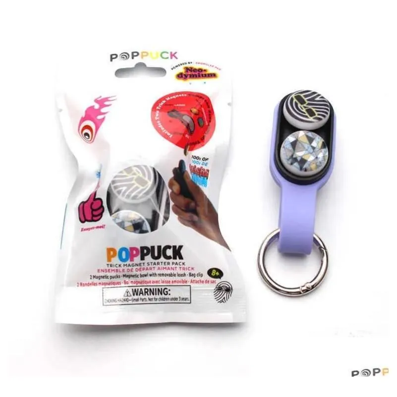 ups wholesale fidget toy magnetic buckle fingertip elastic release magnet decompression toys magnetic keychain
