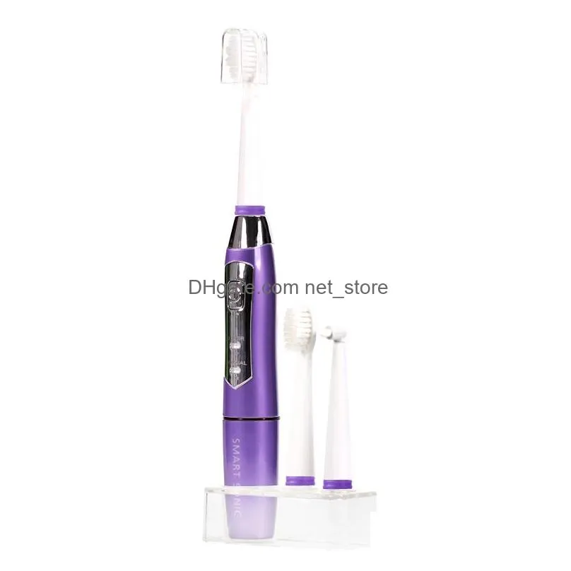 seago electric toothbrush sonic adult battery tooth brushes gum health waterproof gift with 5 replacement brush heads sg910