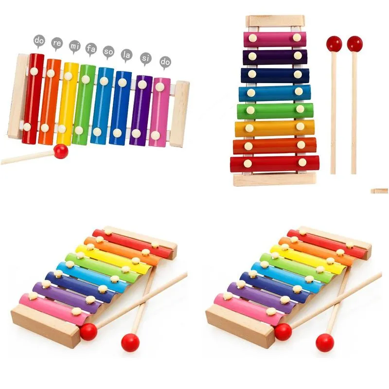 Other Office & School Supplies Wholesale Baby Music Instrument Toy Wooden Xylophone Infant Musical Funny Toys For Boy Girls Educationa Dhxzo