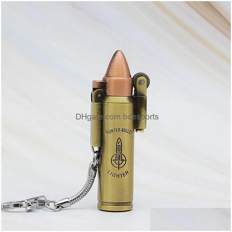 Lighters Torch Turbo Lighter Metal Butane Cigar Retro Gas Cigarette 1300 C Windproof Smoking Accessories Drop Delivery Home Garden Hou Dhbdt