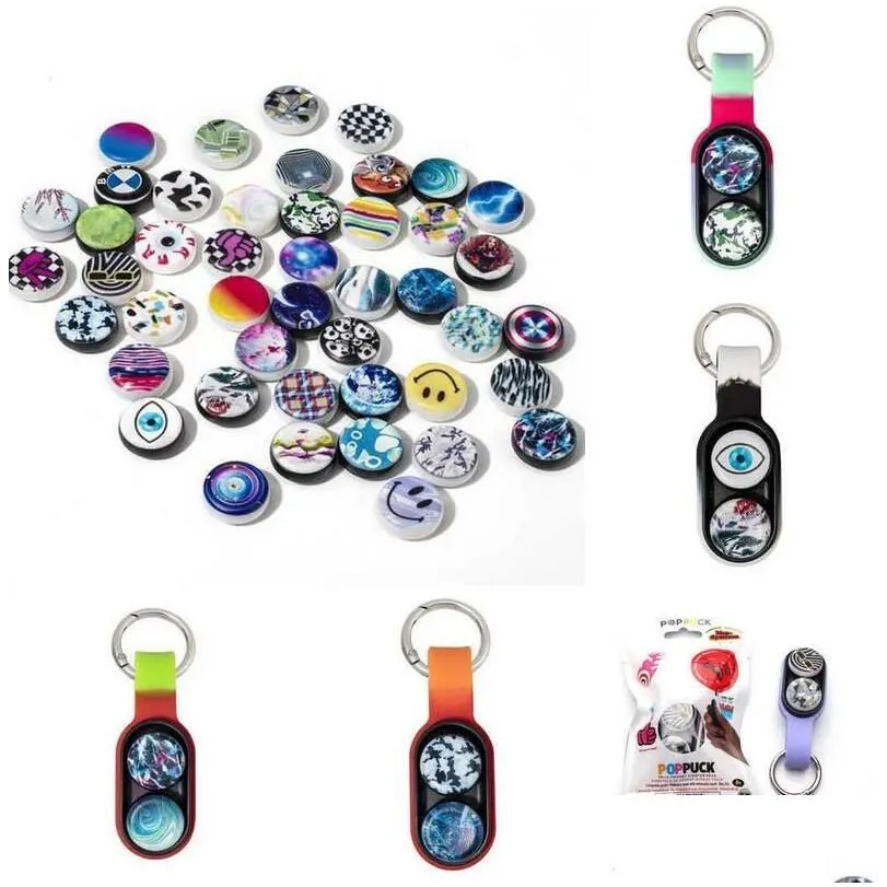 ups wholesale fidget toy magnetic buckle fingertip elastic release magnet decompression toys magnetic keychain