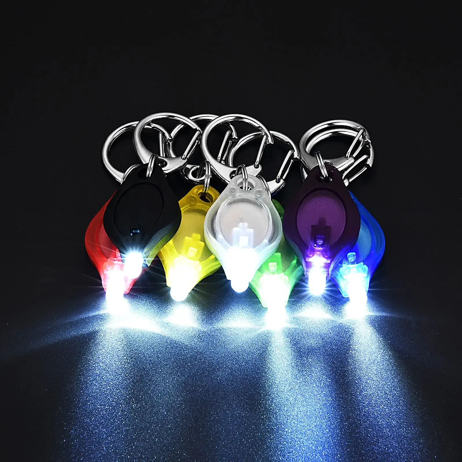 led keychain mini flashlight ultra bright led keychain torch with hook batteries included