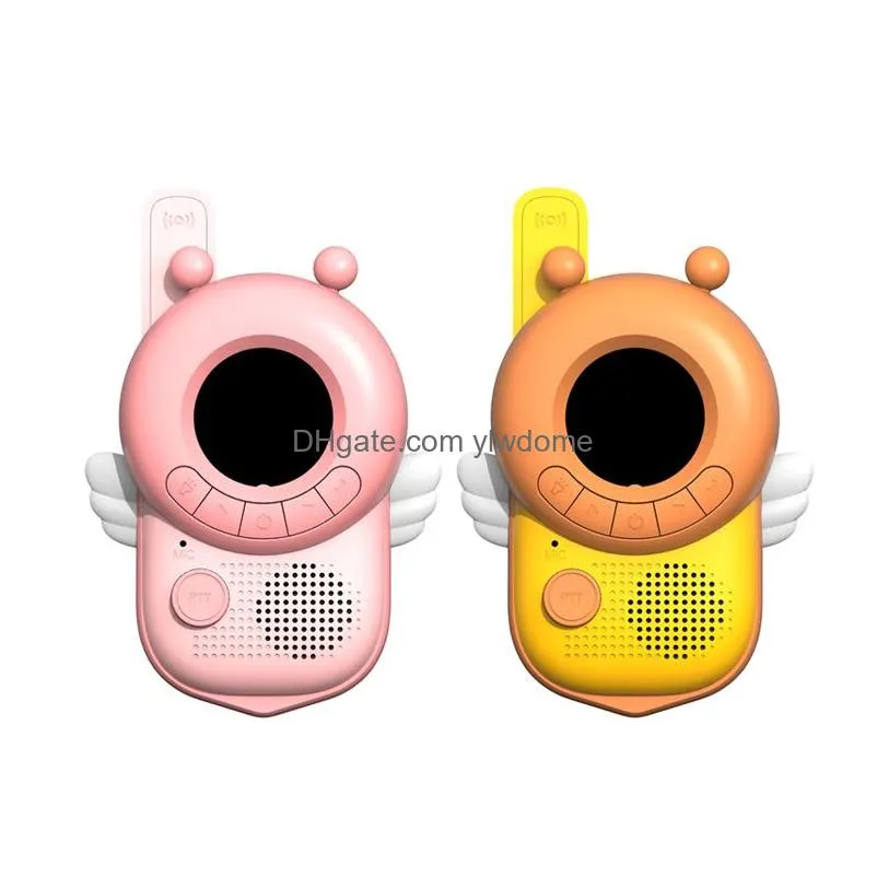 Toy Walkie Talkies Mini Cute Style Child Walkie Talkie Portable Two Way Radio 3Km Set For Kids Toy Drop Delivery Toys Gifts Electronic Dhy3M