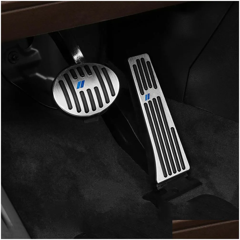 nondrilling car gas fuel brake pedal accelerator cover pad case foot rest frame interior accessories for bmw x1 f48 20162020187r