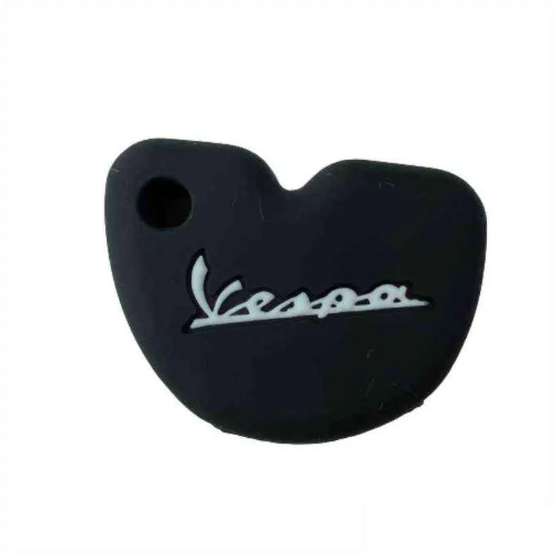 car styling silicone rubber case cover for vespa enrico piaggio gts300 lx150 fly 125 3vte gts 200 motorcycle keys 0919