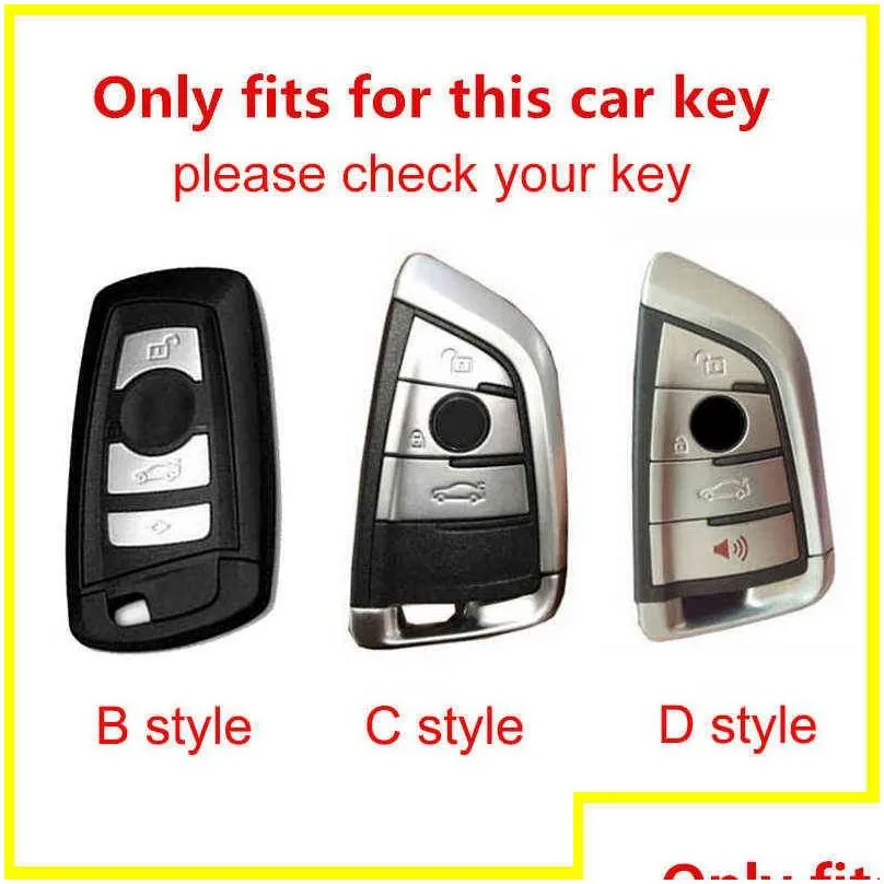 fashion abs bon fiber car remote key case cover for bmw 1 2 3 4 5 6 7 series x1 x3 x4 x5 x6 f30 f34 f10 f07 f20 g30 f15 f16 0919