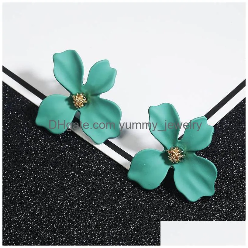 Stud Korean Cute Small Flower Stud Earrings For Women Trendy  And Sweet Statement Earring Girl 2022 Fashion Jewelry Gift Drop Del Dhlku