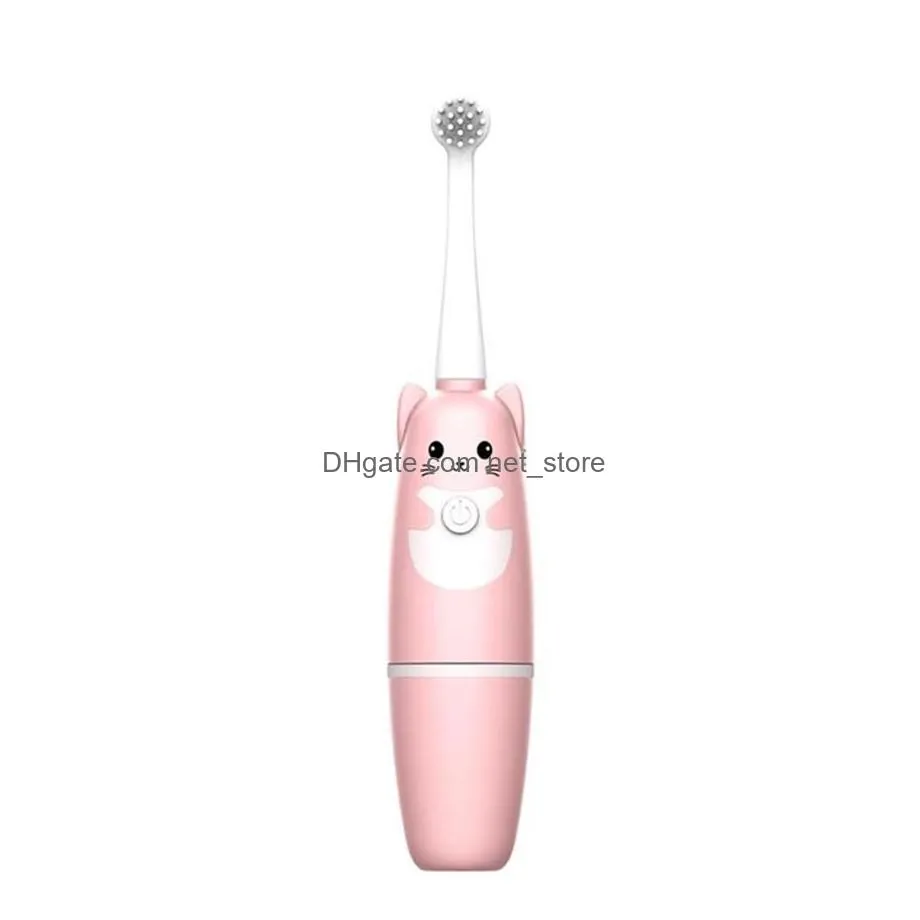 childrens electric toothbrush cartoon pattern children with soft replacement head209r295m