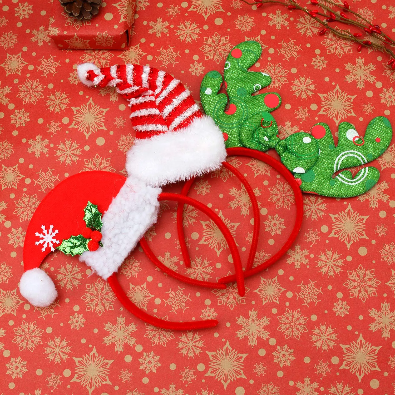 christmas headbands elves party hats christmas reindeer costume headbands for christmas holiday party