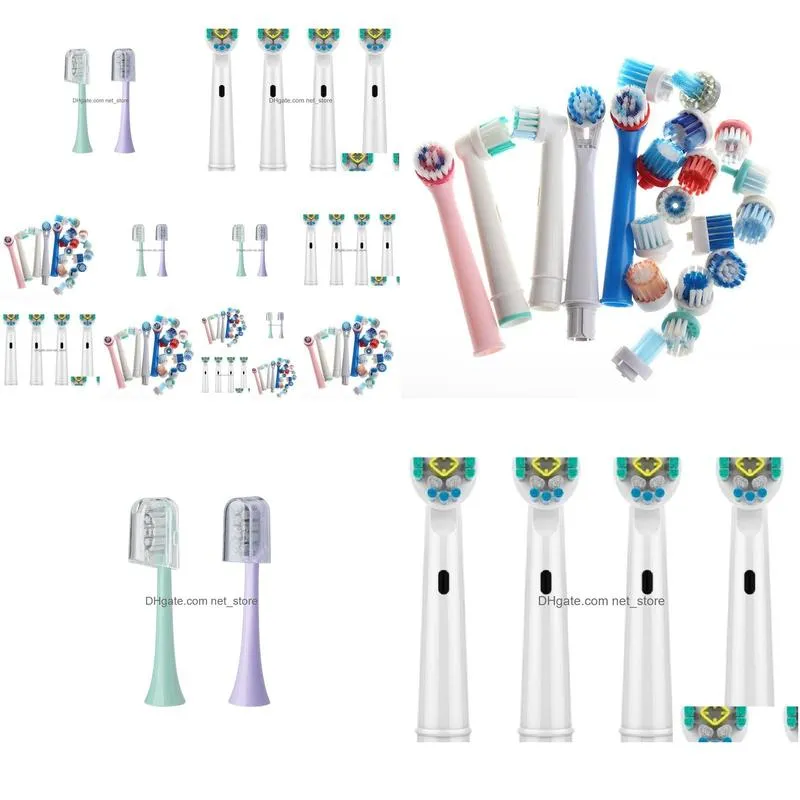 electric toothbrush heads replacement compatible for oral b toothbrush 20-4 wholesale 4 heads/set standard