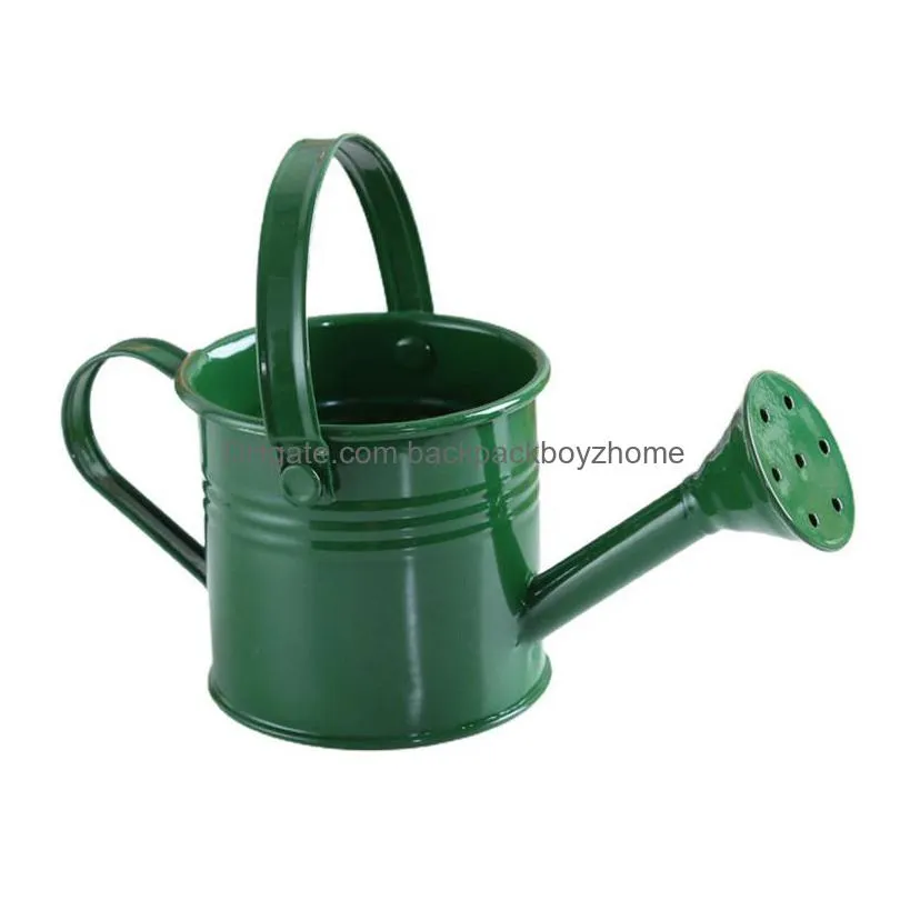 watering equipments 1pc mini metal can flower kettle water vintage spraying pot garden home children