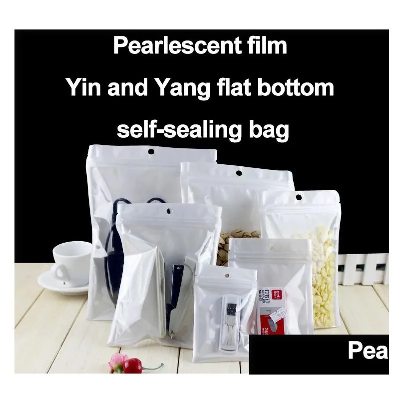 Packing Bags Wholesale Clear White Smell Proof Plastic Bag Packaging Bk Gift Packages Pvc Self Sealing Baggies Mylar Bags Custom Drop Dhaxi