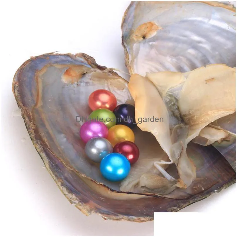 Pearl Wholesale Diy 7-8Mm Round Pearl 25 Mix Color Freshwater Natural Gift Loose Decorations Drop Delivery Jewelry Loose Beads Dhwny