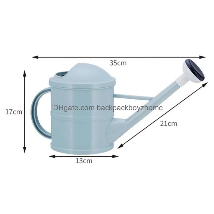 watering equipments 1.5l large capacity water can antislid handle plastic practical extended nozzle for garden