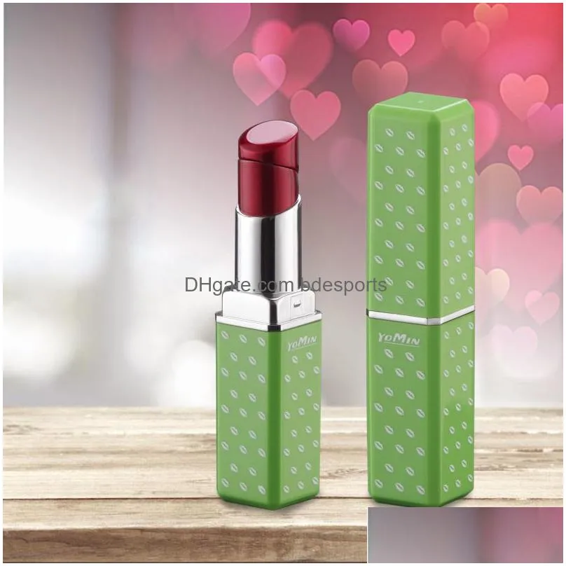 Lighters Creative Mini Lighter Butane Gas Refillable Lipstick Shape Cigarette Lighters For Women Nice Gift Drop Delivery Home Garden H Dho0O