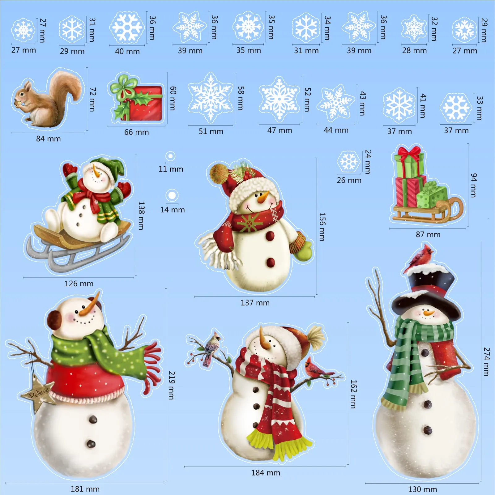 christmas snowflake christmas windows clings stickers snowman window decals white snowflake window clings stickers for windows glass pvc static christmas window stickers for winter party christmas decorations holiday christmas