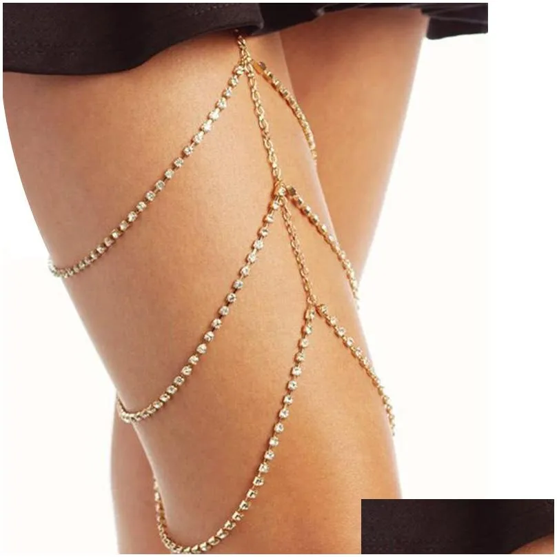 Belly Chains Fashion Gold Body Chain Jewelry For Women Wholesale N91898 Drop Delivery Jewelry Body Jewelry Dhw0S